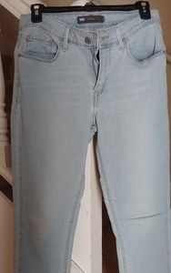Levi's Light Wash Midrise Skinny Stretch Size 8M